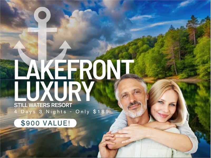 Lakefront Luxury for Couples