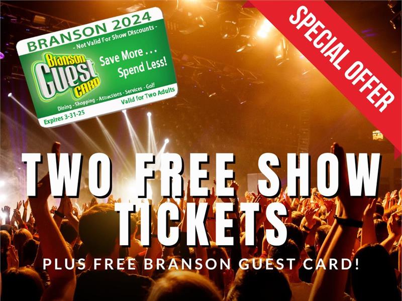 Two Free Show Tickets - Pick Up Special